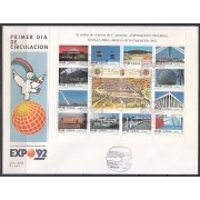 España Spain 3164/87 1992 Expo Universal de Sevilla 92 SPD Sobre Primer Día