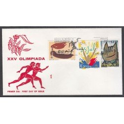 España Spain 3212/14 1992 Juegos de la XXV Olimpiada Barcelona 92 Coby SPD Sobre Primer Día España Spain 3212/14 1992 Juegos de la XXV Olimpiada Barcelona 92 Coby SPD Sobre Primer Día