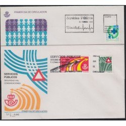 España Spain 3237/40 1993 Servicios públicos, SPD FDC SOBRE PRIMER DIA España Spain 3237/40 1993 Servicios públicos, SPD FDC SOBRE PRIMER DIA
