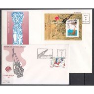 España Spain 3256/58 1993 Compostela 93 SPD Sobre Primer Día