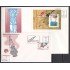 España Spain 3256/58 1993 Compostela 93 SPD Sobre Primer Día