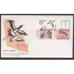 España Spain 3270/71 1993 América UPAEP Aves en peligro de extinción SPD Sobre Primer Día España Spain 3270/71 1993 América UPAEP Aves en peligro de extinción SPD Sobre Primer Día