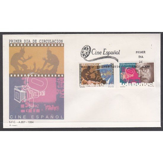 España Spain 3277/78 1994 Cine español SPD Sobre Primer Día España Spain 3277/78 1994 Cine español SPD Sobre Primer Día