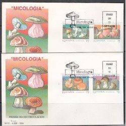 España Spain 3279/82 1994 Micología SPD Sobre Primer Día
