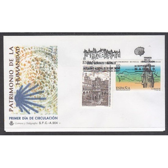 España Spain 3390/91 1995 Bienes Culturales y Naturales Patrimonio Mundial de la Humanidad SPD Sobre Primer Día España Spain 3390/91 1995 Bienes Culturales y Naturales Patrimonio Mundial de la Humanidad SPD Sobre Primer Día