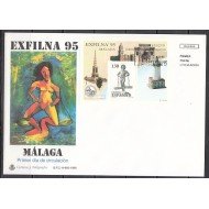 España Spain 3393 1995 Exposición Filatélica Nacional Exfilna 95 SPD Sobre Primer Día