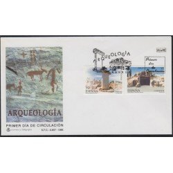 España Spain 3395/96 1995 Arqueología SPD Sobre Primer Día España Spain 3395/96 1995 Arqueología SPD Sobre Primer Día