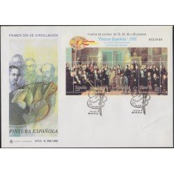 España Spain 3401 1995 Pintura española Antonio Maria Esquivel SPD Sobre Primer Día España Spain 3401 1995 Pintura española Antonio Maria Esquivel SPD Sobre Primer Día