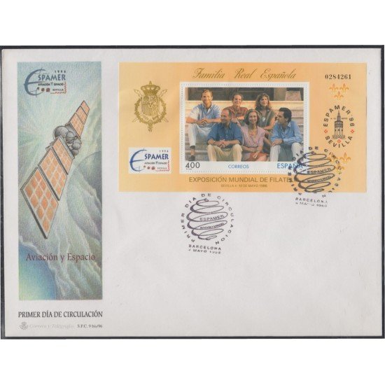 España Spain 3428 1996 Espamer 96 SPD Sobre Primer Día España Spain 3428 1996 Espamer 96 SPD Sobre Primer Día