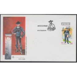 España Spain 3452 1996 América UPAEP Trajes Típicos masculinos SPD Sobre Primer Día España Spain 3452 1996 América UPAEP Trajes Típicos masculinos SPD Sobre Primer Día