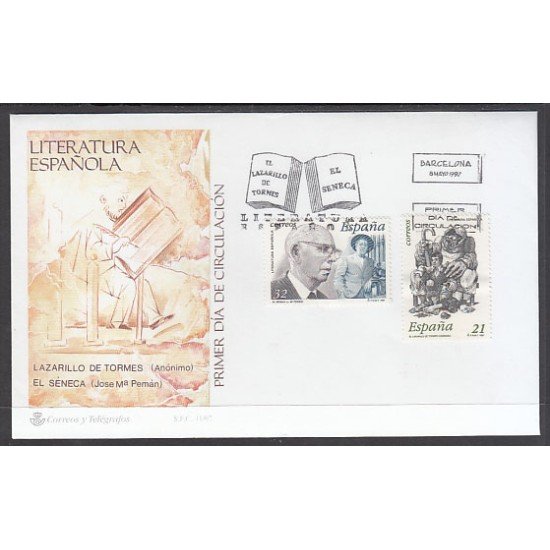 España Spain 3483/84 1997 Literatura española Personajes de ficción SPD Sobre Primer Día España Spain 3483/84 1997 Literatura española Personajes de ficción SPD Sobre Primer Día