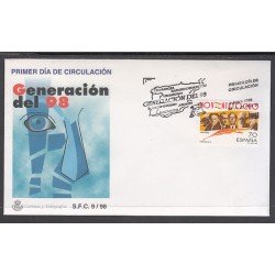 España Spain 3536 1998 Generación del 98 SPD Sobre Primer Día España Spain 3536 1998 Generación del 98 SPD Sobre Primer Día