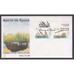 España Spain 3540/41 1998 Barcos de época SPD Sobre Primer Día España Spain 3540/41 1998 Barcos de época SPD Sobre Primer Día