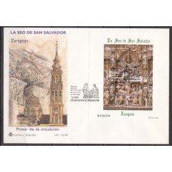 España Spain 3595 1998 La  Seo San Salvador de Zaragoza, SPD FDC SOBRE PRIMER DIA