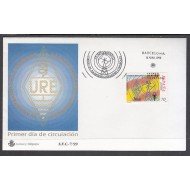 España Spain 3626 1999 L Aniversario de la Unión de Radioaficionados Españoles SPD Sobre Primer Día