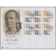 España Spain 3687/93 2000 CL Aniversario del primer sello español  SPD Sobre Primer Día