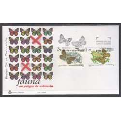 España Spain 3694/95 2000 Fauna española en peligro de extinción SPD Sobre Primer Día España Spain 3694/95 2000 Fauna española en peligro de extinción SPD Sobre Primer Día