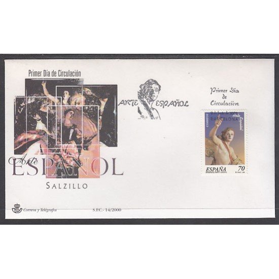 España Spain 3715 2000 Arte español,SPD FDC SOBRE PRIMER DIA