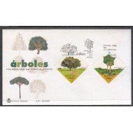España Spain 3717/18 2000 Árboles, SPD FDC SOBRE PRIMER DIA