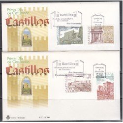España Spain 3785/88 2001 Castillos SPD Sobre Primer Día España Spain 3785/88 2001 Castillos SPD Sobre Primer Día