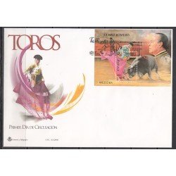 España Spain 3834 2001 Toros SPD Sobre Primer Día Curro Romero España Spain 3834 2001 Toros SPD Sobre Primer Día Curro Romero