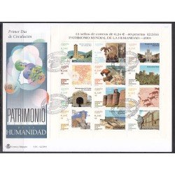 España Spain 3843/54 2001 Patrimonio Mundial de la Humanidad SPD Sobre Primer Día España Spain 3843/54 2001 Patrimonio Mundial de la Humanidad SPD Sobre Primer Día