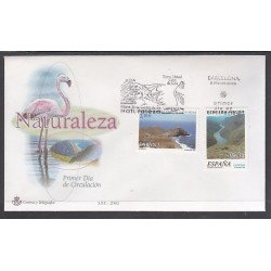España Spain 3884/85 2002 Naturaleza SPD Sobre Primer Día España Spain 3884/85 2002 Naturaleza SPD Sobre Primer Día