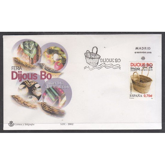 España Spain 3935 2002 Dijous bo cesta del mercado tradicional del SXXI SPD Sobre Primer Día España Spain 3935 2002 Dijous bo cesta del mercado tradicional del SXXI SPD Sobre Primer Día