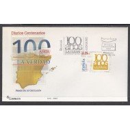 España Spain 3968 2003 Centenario del Diario La Verdad SPD Sobre Primer Día
