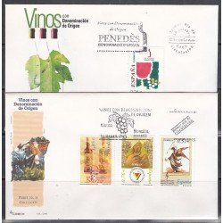 España Spain 4015/18 2003 Vinos con denominación de origen SPD Sobre Primer Día España Spain 4015/18 2003 Vinos con denominación de origen SPD Sobre Primer Día
