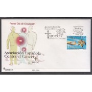 España Spain 4062 2004 L Aniversario de la Asociación Española contra el Cancer, SPD FDC SOBRE PRIMER DIA 