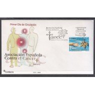 España Spain 4062 2004 L Aniversario de la Asociación Española contra el Cancer, SPD FDC SOBRE PRIMER DIA