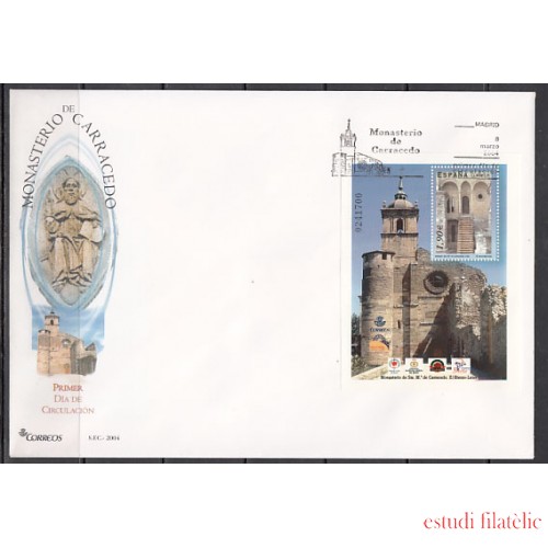 España Spain 4069 2004 Monasterio de Santa Maria de Carracedo SPD Sobre Primer Día