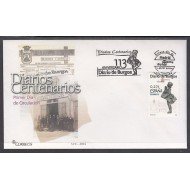 España Spain 4072 2004 Diarios Centenarios Diario de Burgos SPD Sobre Primer Día