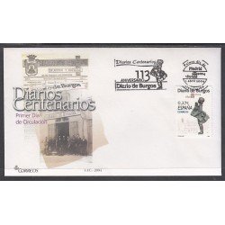 España Spain 4072 2004 Diarios Centenarios Diario de Burgos SPD Sobre Primer Día España Spain 4072 2004 Diarios Centenarios Diario de Burgos SPD Sobre Primer Día