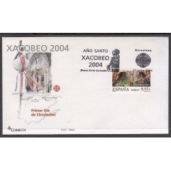 España Spain 4095 2004 Xacobeo 2004 SPD Sobre Primer Día España Spain 4095 2004 Xacobeo 2004 SPD Sobre Primer Día