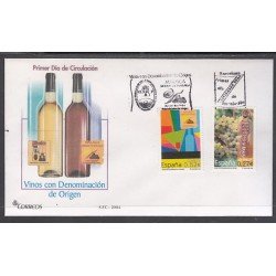 España Spain 4112/13 2004 Vinos con denominación de origen SPD Sobre Primer Día España Spain 4112/13 2004 Vinos con denominación de origen SPD Sobre Primer Día