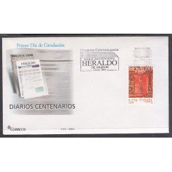 España Spain 4115 2004 Diarios centenarios CIX Aniversario del Heraldo de Aragón 1895 SPD Sobre Primer Día España Spain 4115 2004 Diarios centenarios CIX Aniversario del Heraldo de Aragón 1895 SPD Sobre Primer Día