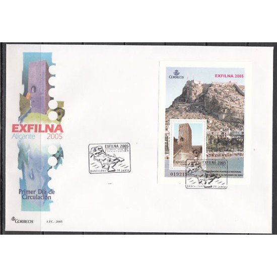 España Spain 4169 2005 Exposición Filatelica Nacional Exfilna 2005 SPD Sobre Primer Día España Spain 4169 2005 Exposición Filatelica Nacional Exfilna 2005 SPD Sobre Primer Día