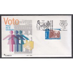 España Spain 4223 2006 LXXV Aniversario del voto de las mujeres en España SPD Sobre Primer Día España Spain 4223 2006 LXXV Aniversario del voto de las mujeres en España SPD Sobre Primer Día