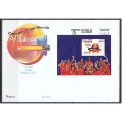 España Spain 4267 2006 España Campeones del Mundo Baloncesto SPD Sobre Primer Día España Spain 4267 2006 España Campeones del Mundo Baloncesto SPD Sobre Primer Día
