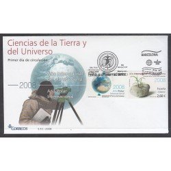 España Spain 4387/88 2008 Ciencias de la Tierra y del Universo SPD Sobre Primer Día España Spain 4387/88 2008 Ciencias de la Tierra y del Universo SPD Sobre Primer Día