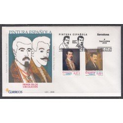 España Spain 4431/32 2008 Pintura española SPD Sobre Primer Día España Spain 4431/32 2008 Pintura española SPD Sobre Primer Día