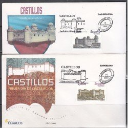 España Spain 4439/40 2008 Castillos SPD Sobre Primer Día España Spain 4439/40 2008 Castillos SPD Sobre Primer Día