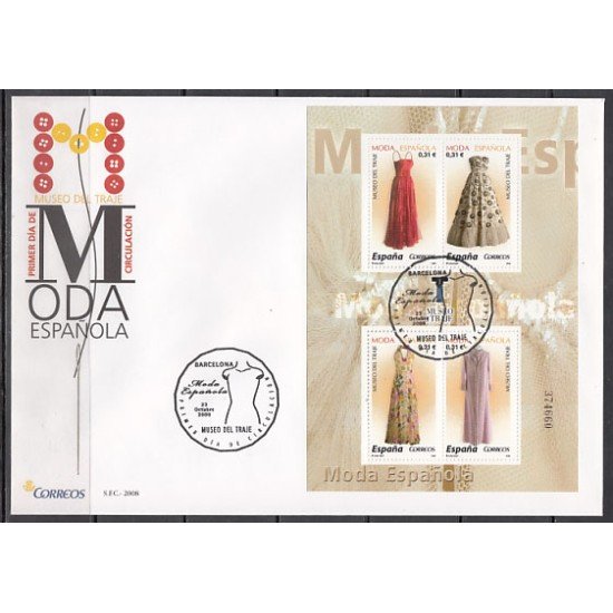 España Spain 4441 2008 Moda española SPD Sobre Primer Día España Spain 4441 2008 Moda española SPD Sobre Primer Día