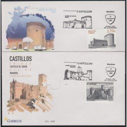 España Spain 4510/11 2009 Castillos SPD Sobre Primer Día España Spain 4510/11 2009 Castillos SPD Sobre Primer Día