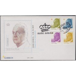 España Spain 4537/40 2010 SM Don Juan Carlos I Rey de España SPD Sobre Primer Día España Spain 4537/40 2010 SM Don Juan Carlos I Rey de España SPD Sobre Primer Día