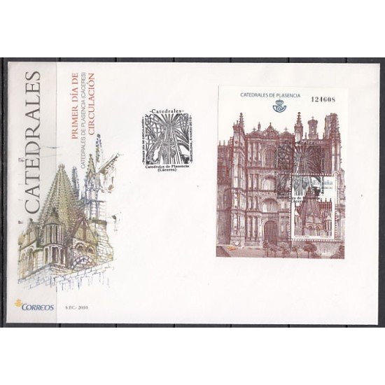España Spain 4552 2010 Catedrales SPD Sobre Primer Día España Spain 4552 2010 Catedrales SPD Sobre Primer Día