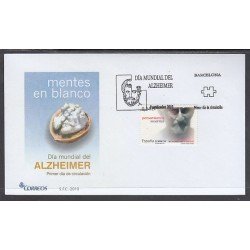 España Spain 4587 2010 Dia Mundial del Alzheimer SPD Sobre Primer Día España Spain 4587 2010 Dia Mundial del Alzheimer SPD Sobre Primer Día