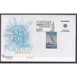 España Spain 4678 2011 Salón Naútico de Barcelona Barco SPD Sobre Primer Día